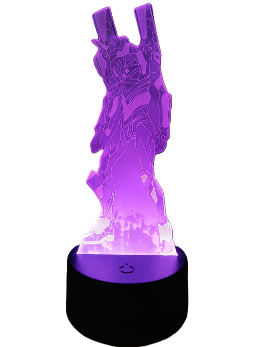 Lampara de Mesa Acrilica LED RGB Eva 2 - Evangelion